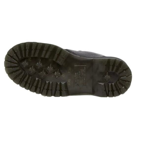 Dr. Martens DEVON FLOWER BUCKLE LEATHER PLATFORM BOOTS NWOT - Picture 7 of 9